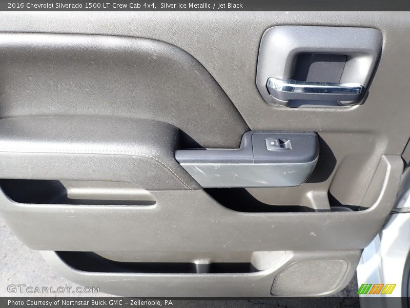 Silver Ice Metallic / Jet Black 2016 Chevrolet Silverado 1500 LT Crew Cab 4x4