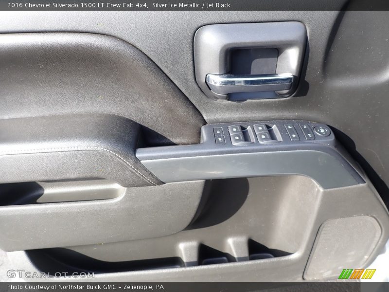 Silver Ice Metallic / Jet Black 2016 Chevrolet Silverado 1500 LT Crew Cab 4x4