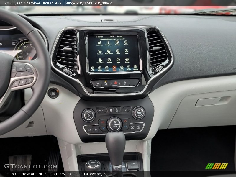 Sting-Gray / Ski Gray/Black 2021 Jeep Cherokee Limited 4x4