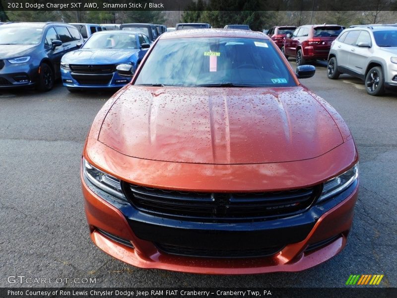 Sinamon Stick / Black 2021 Dodge Charger SXT AWD