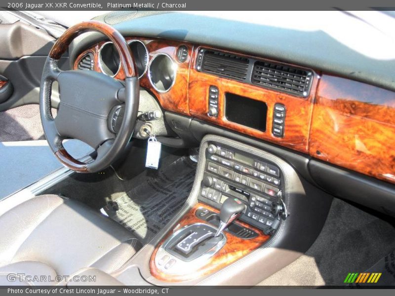 Platinum Metallic / Charcoal 2006 Jaguar XK XKR Convertible