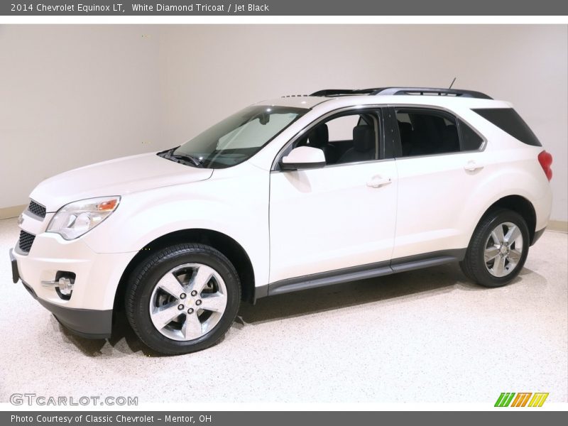 White Diamond Tricoat / Jet Black 2014 Chevrolet Equinox LT