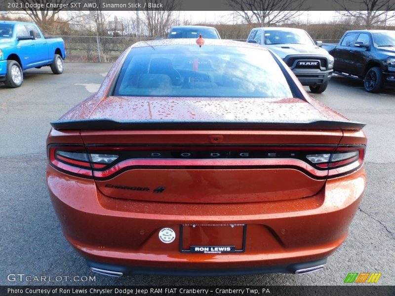 Sinamon Stick / Black 2021 Dodge Charger SXT AWD