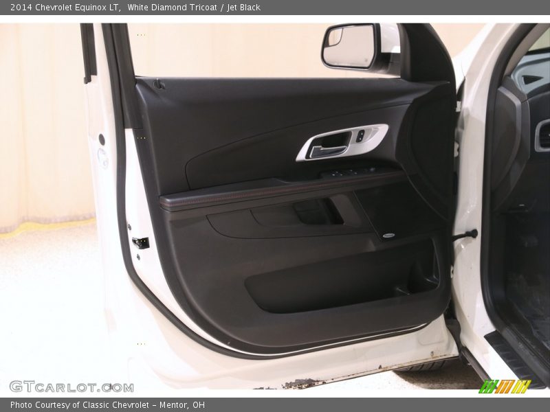 White Diamond Tricoat / Jet Black 2014 Chevrolet Equinox LT