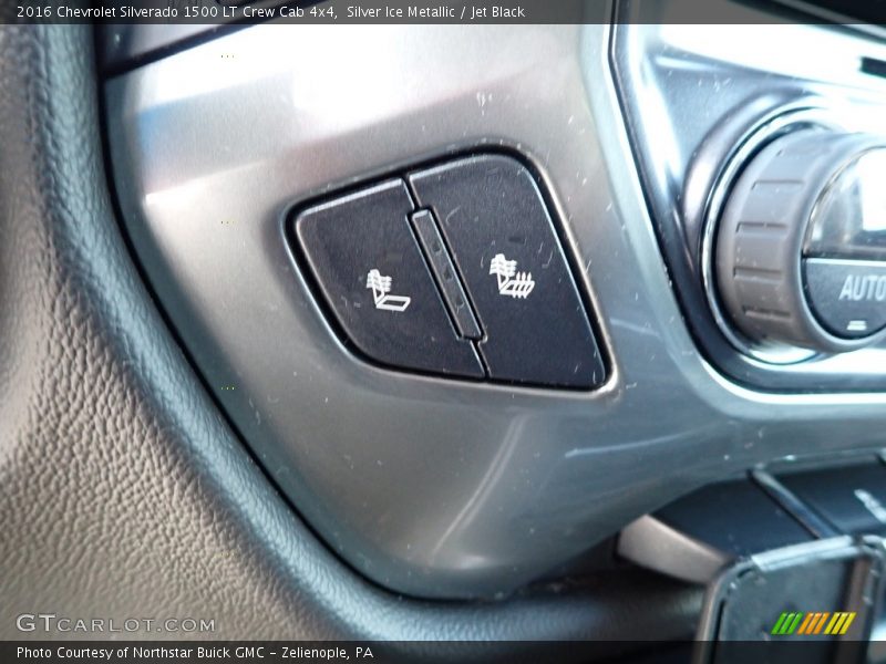 Silver Ice Metallic / Jet Black 2016 Chevrolet Silverado 1500 LT Crew Cab 4x4