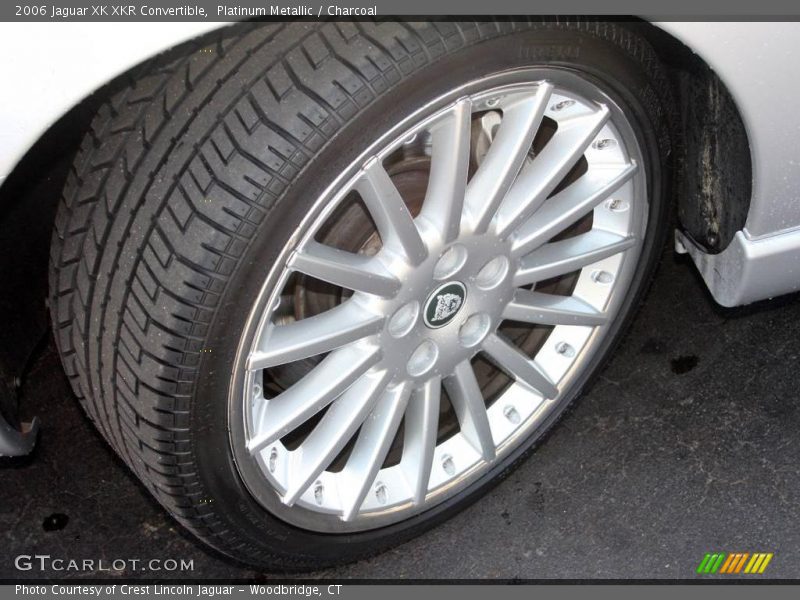 Platinum Metallic / Charcoal 2006 Jaguar XK XKR Convertible