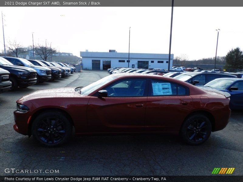 Sinamon Stick / Black 2021 Dodge Charger SXT AWD