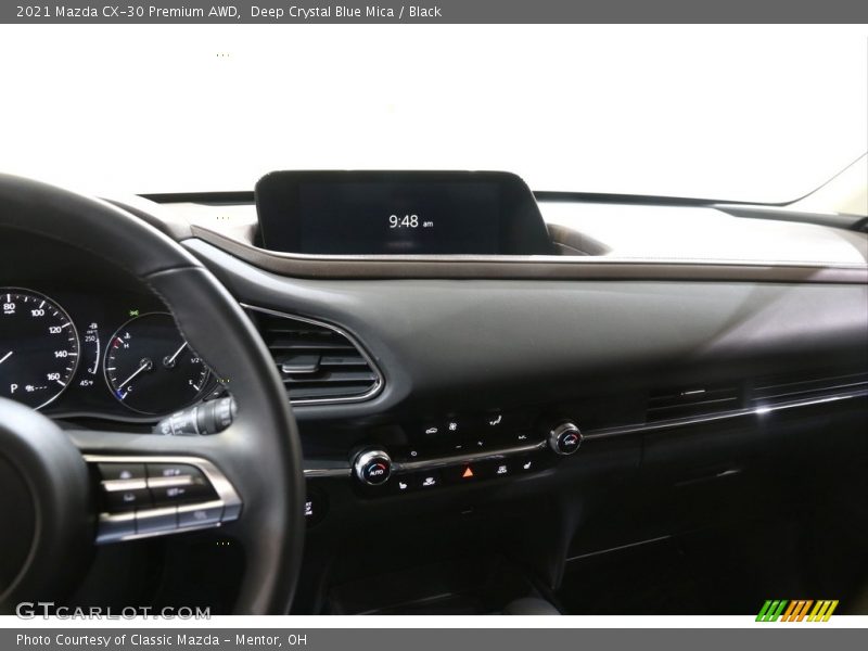 Deep Crystal Blue Mica / Black 2021 Mazda CX-30 Premium AWD