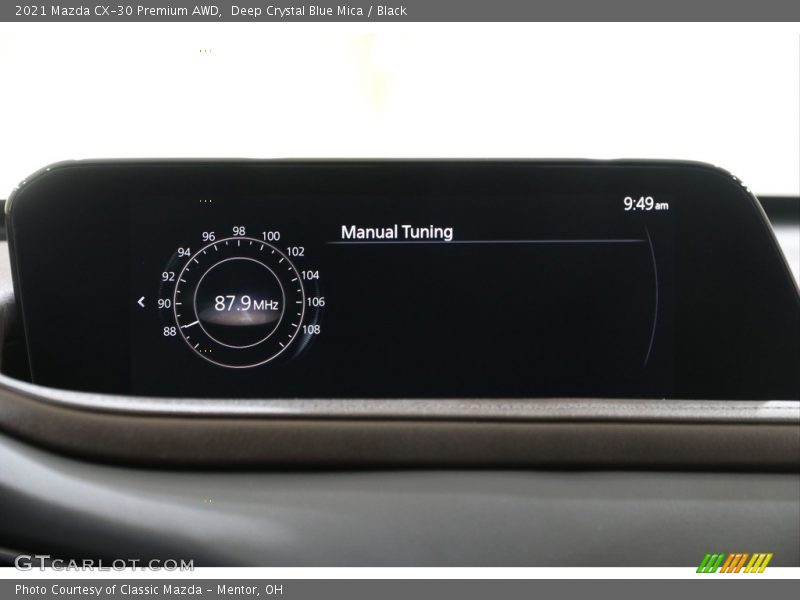 Deep Crystal Blue Mica / Black 2021 Mazda CX-30 Premium AWD