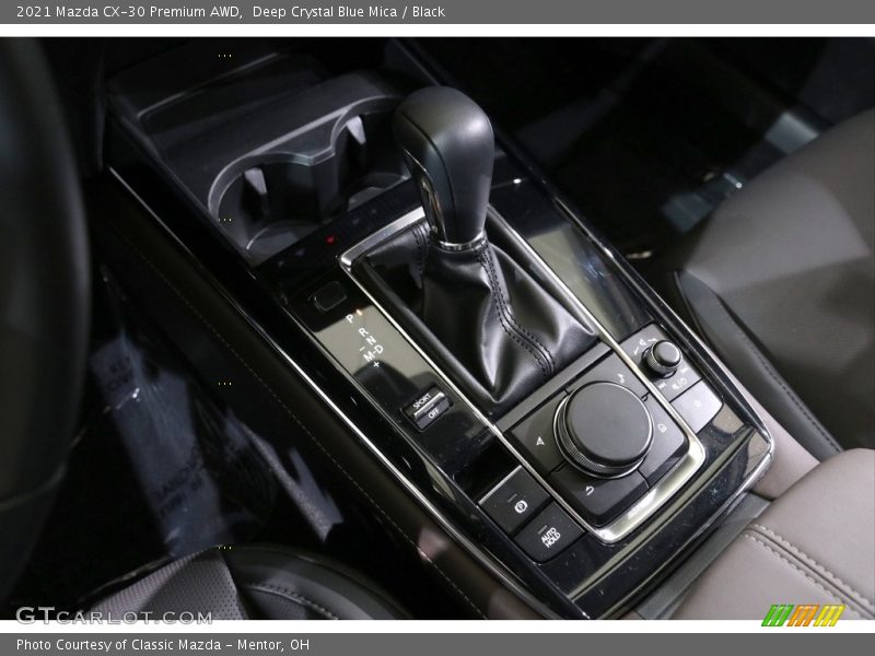 Deep Crystal Blue Mica / Black 2021 Mazda CX-30 Premium AWD