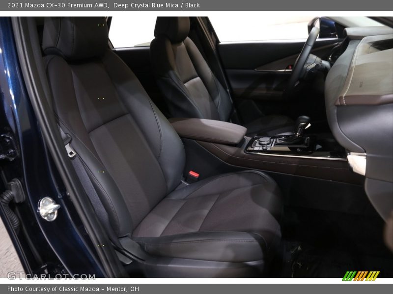 Deep Crystal Blue Mica / Black 2021 Mazda CX-30 Premium AWD