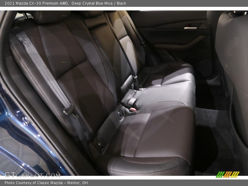 Deep Crystal Blue Mica / Black 2021 Mazda CX-30 Premium AWD