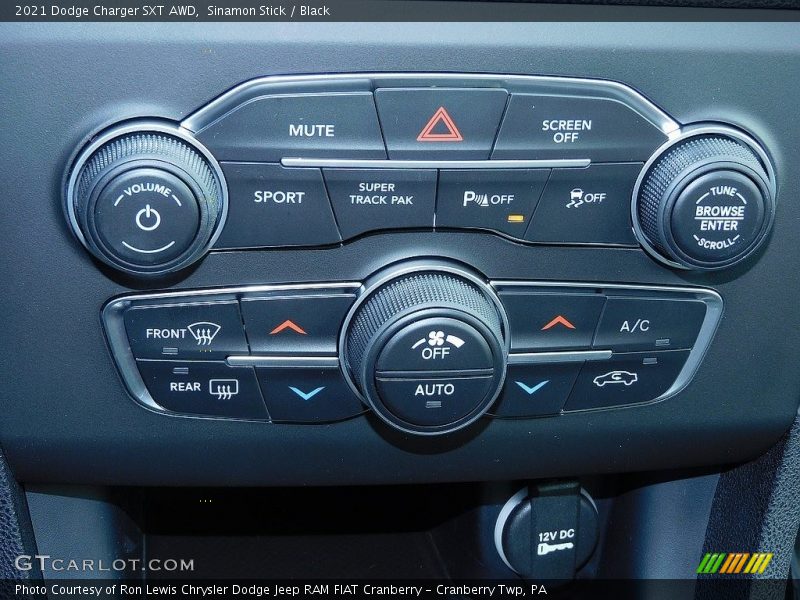 Controls of 2021 Charger SXT AWD