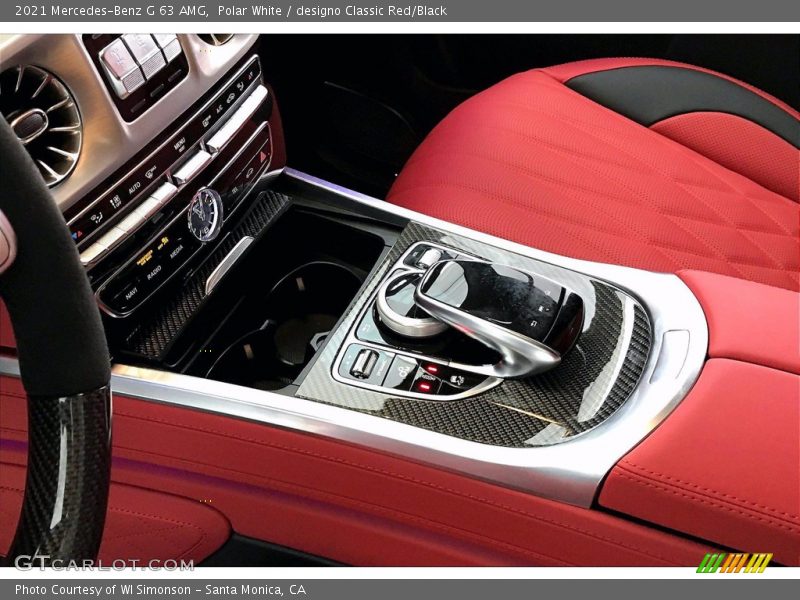 Polar White / designo Classic Red/Black 2021 Mercedes-Benz G 63 AMG