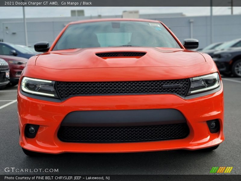 Go Mango / Black 2021 Dodge Charger GT AWD