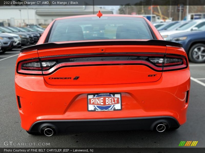 Go Mango / Black 2021 Dodge Charger GT AWD