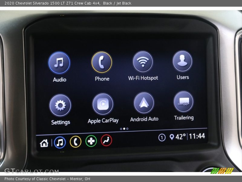 Black / Jet Black 2020 Chevrolet Silverado 1500 LT Z71 Crew Cab 4x4