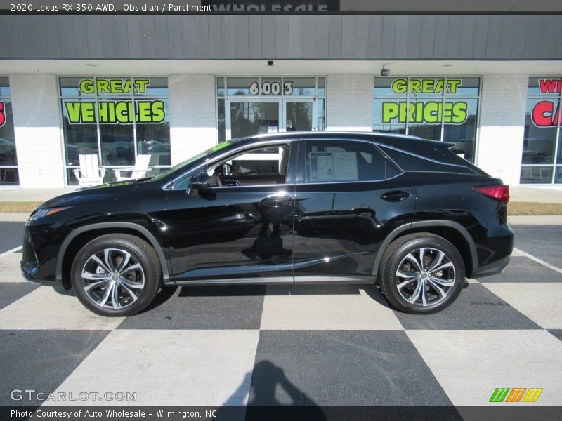 Obsidian / Parchment 2020 Lexus RX 350 AWD