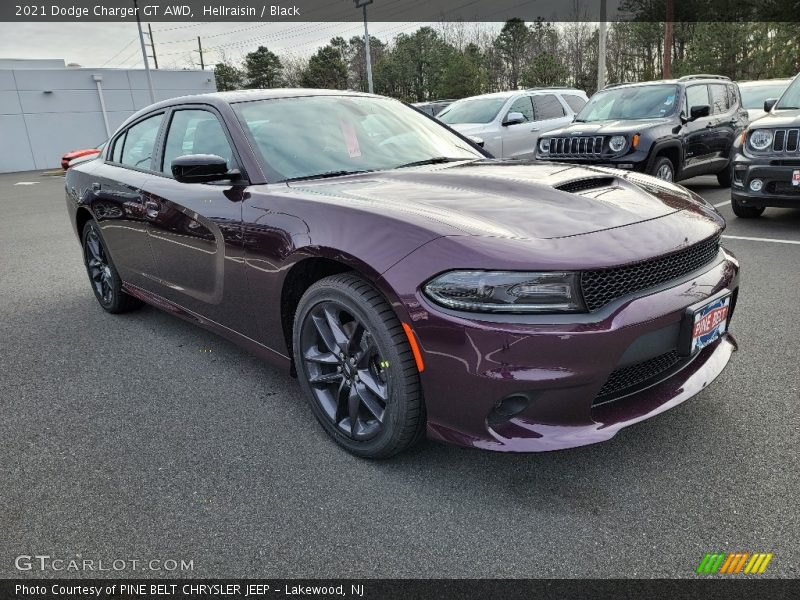 Hellraisin / Black 2021 Dodge Charger GT AWD