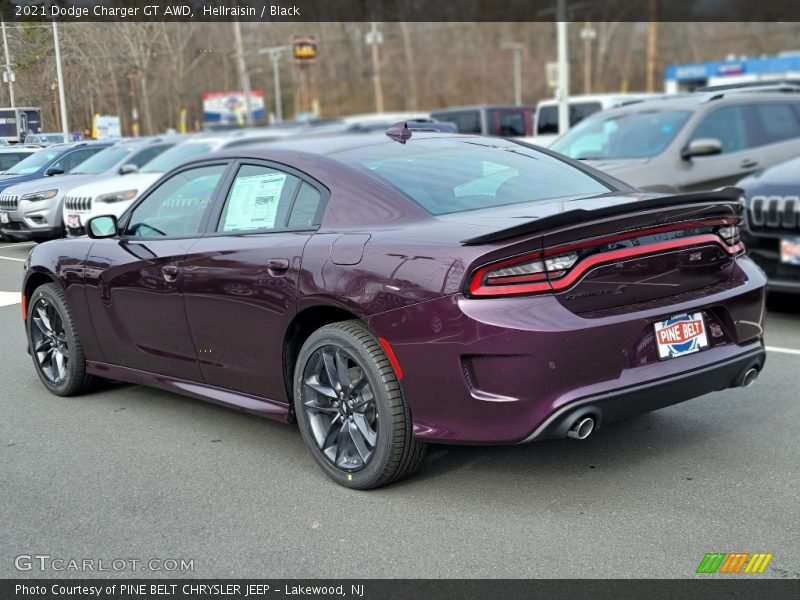 Hellraisin / Black 2021 Dodge Charger GT AWD