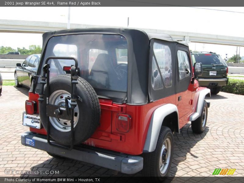 Flame Red / Agate Black 2001 Jeep Wrangler SE 4x4