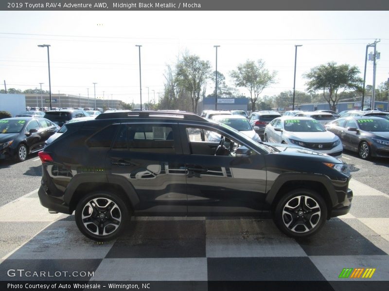 Midnight Black Metallic / Mocha 2019 Toyota RAV4 Adventure AWD