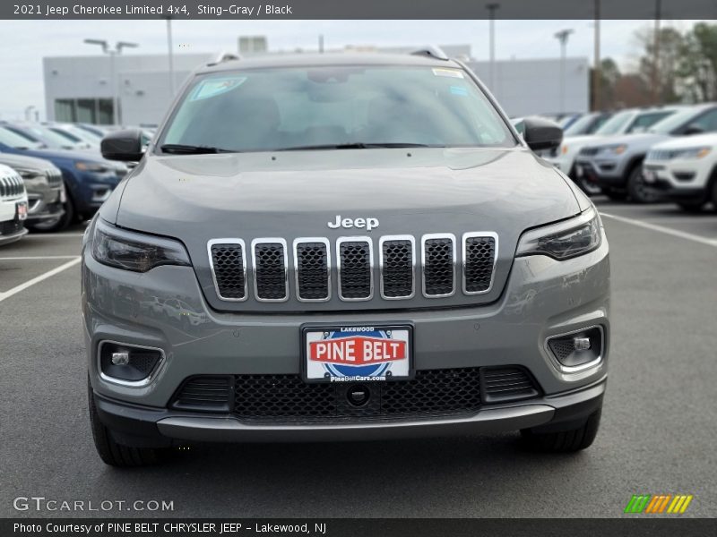 Sting-Gray / Black 2021 Jeep Cherokee Limited 4x4