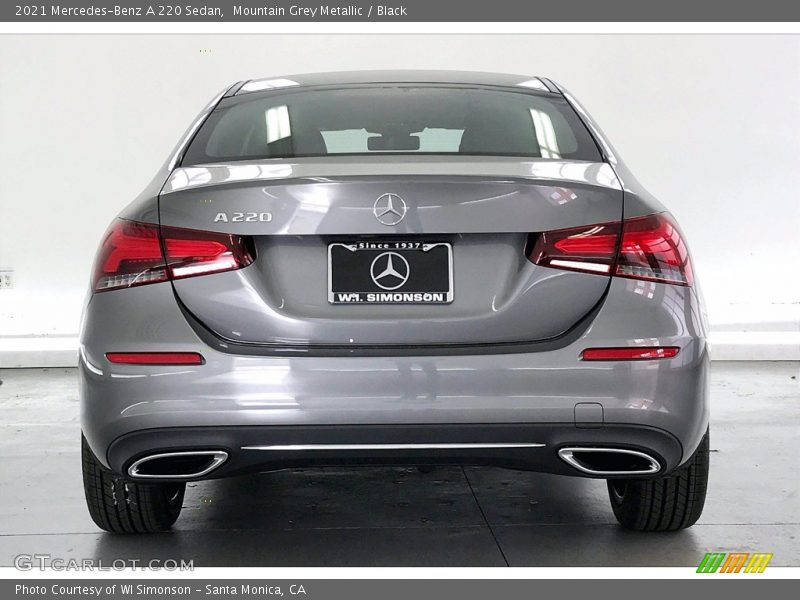 Mountain Grey Metallic / Black 2021 Mercedes-Benz A 220 Sedan