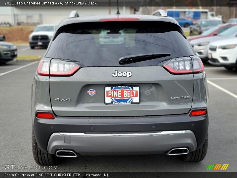 Sting-Gray / Black 2021 Jeep Cherokee Limited 4x4