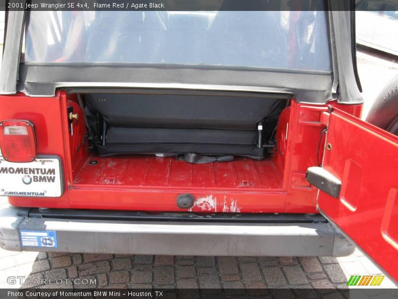 Flame Red / Agate Black 2001 Jeep Wrangler SE 4x4
