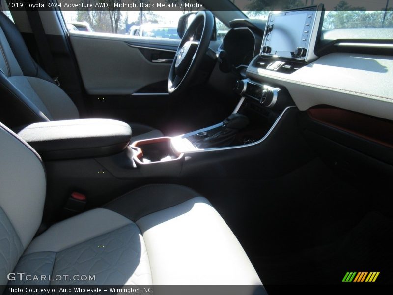 Midnight Black Metallic / Mocha 2019 Toyota RAV4 Adventure AWD