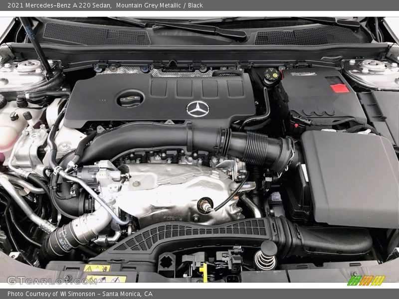 Mountain Grey Metallic / Black 2021 Mercedes-Benz A 220 Sedan