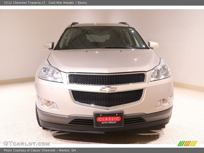 Gold Mist Metallic / Ebony 2012 Chevrolet Traverse LT