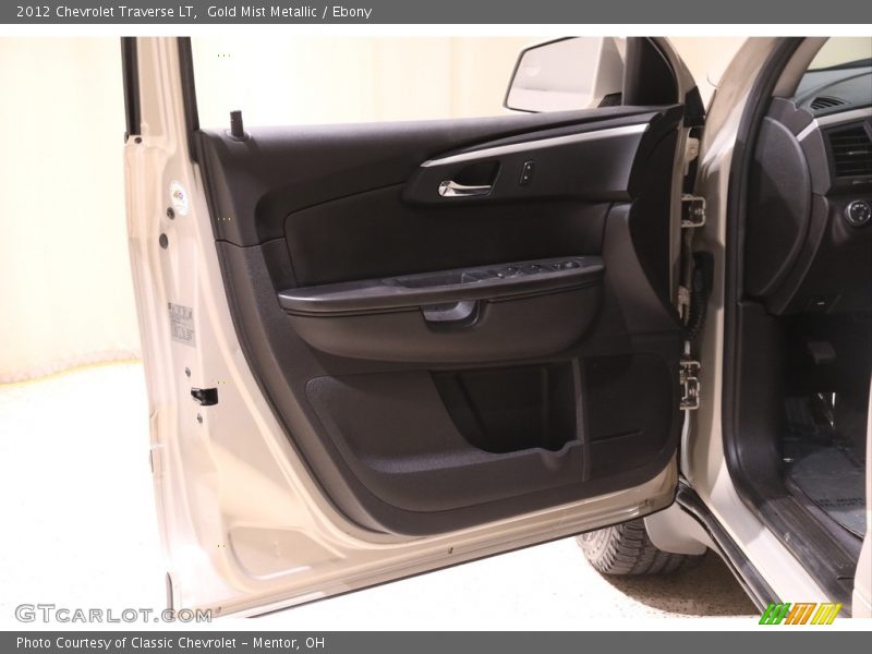 Gold Mist Metallic / Ebony 2012 Chevrolet Traverse LT