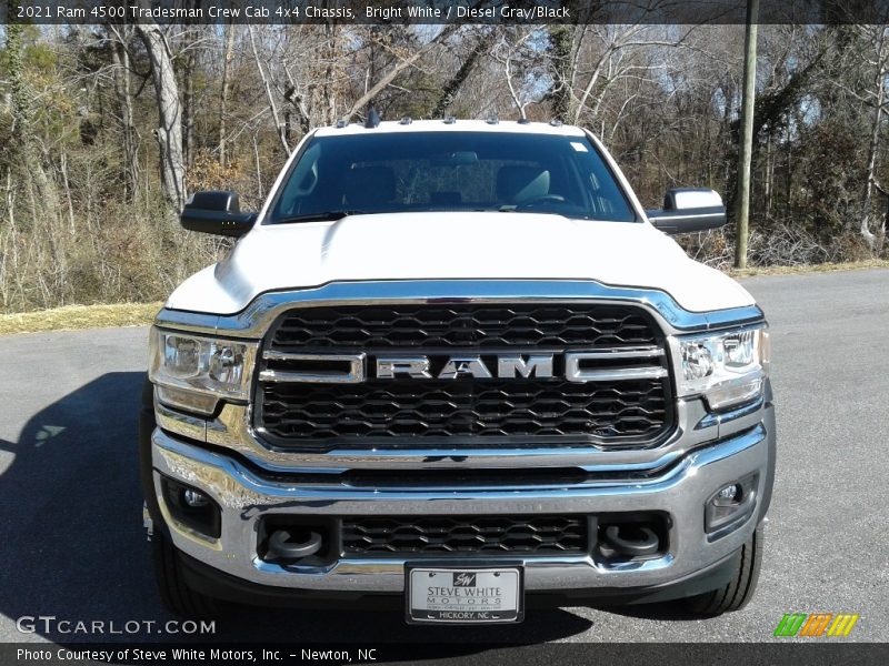 Bright White / Diesel Gray/Black 2021 Ram 4500 Tradesman Crew Cab 4x4 Chassis