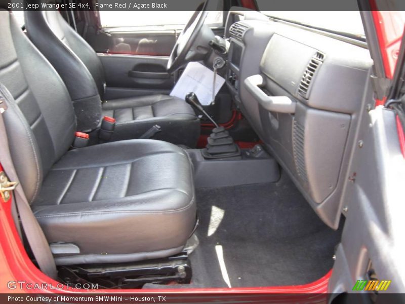 Flame Red / Agate Black 2001 Jeep Wrangler SE 4x4