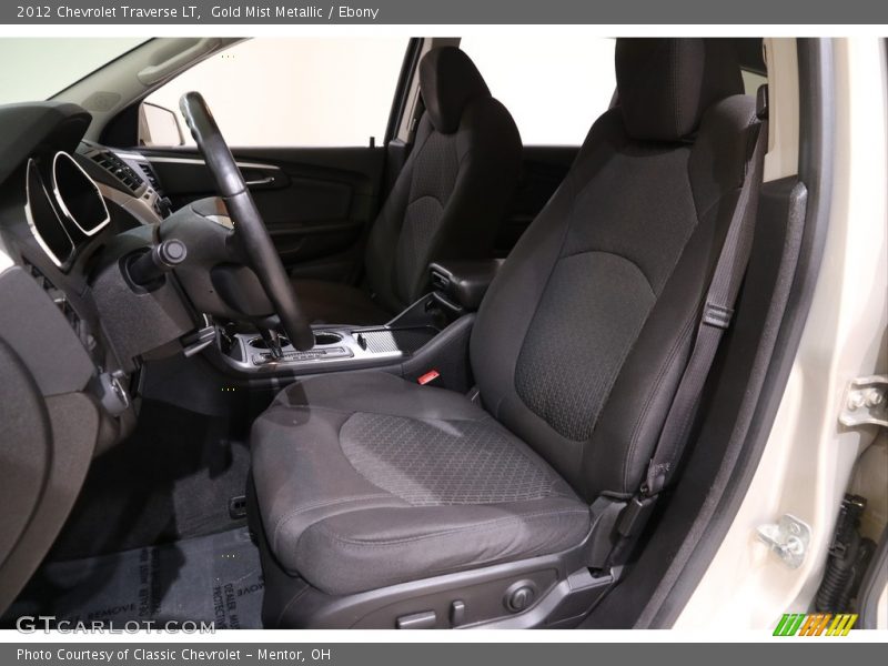 Gold Mist Metallic / Ebony 2012 Chevrolet Traverse LT