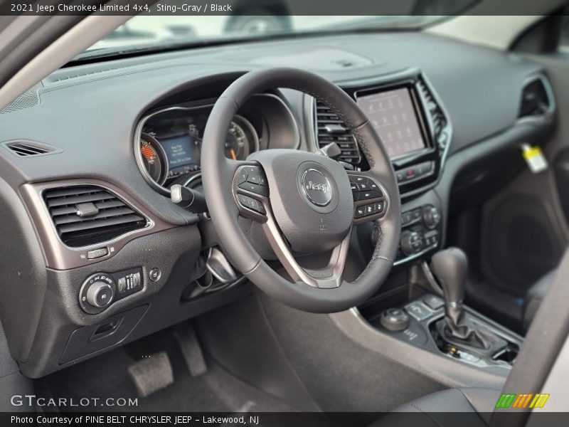 Sting-Gray / Black 2021 Jeep Cherokee Limited 4x4