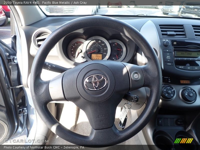 Pacific Blue Metallic / Ash Gray 2009 Toyota RAV4 4WD