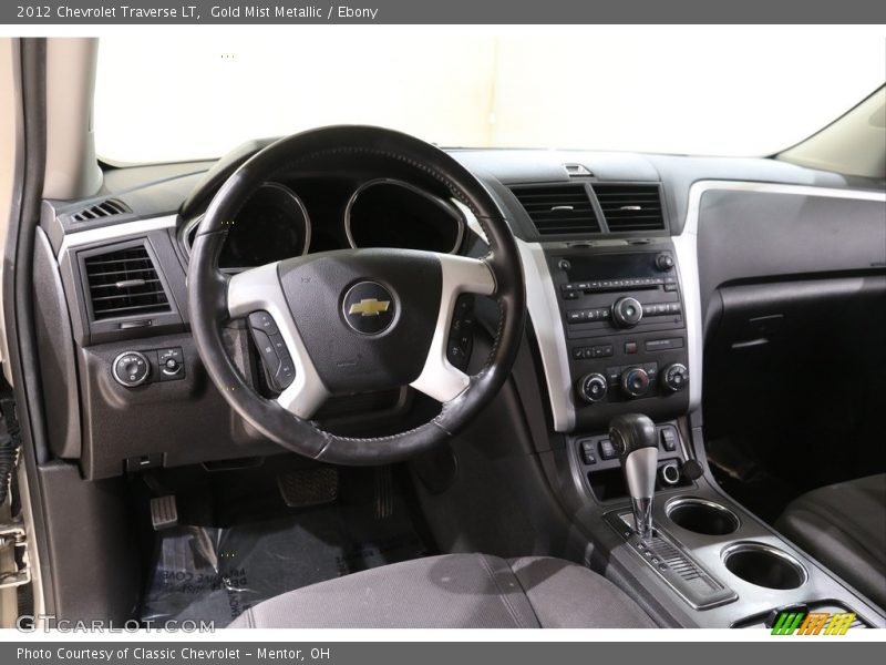 Gold Mist Metallic / Ebony 2012 Chevrolet Traverse LT