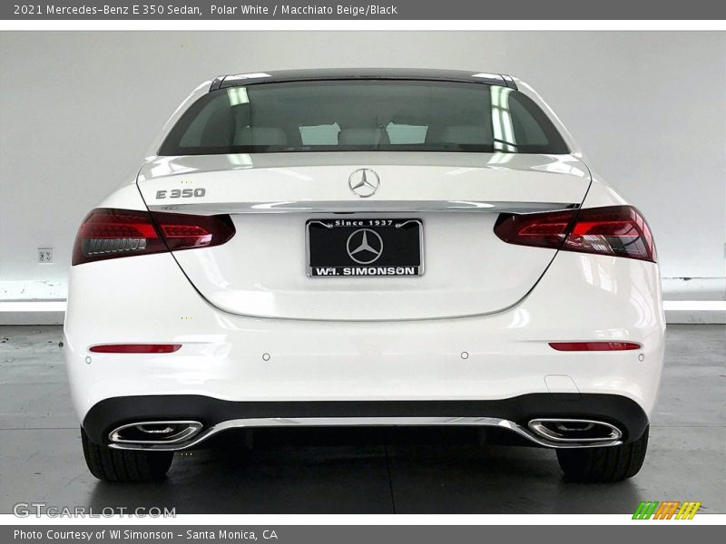 Polar White / Macchiato Beige/Black 2021 Mercedes-Benz E 350 Sedan