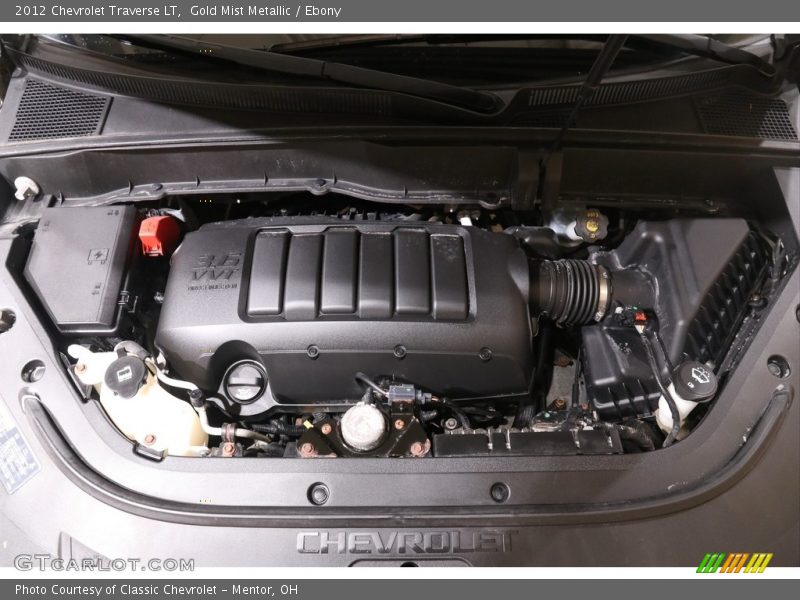 Gold Mist Metallic / Ebony 2012 Chevrolet Traverse LT