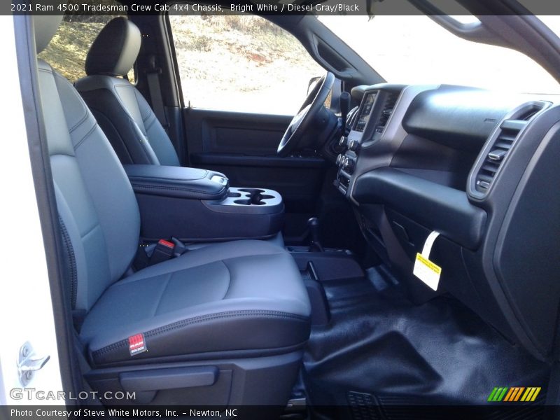 Front Seat of 2021 4500 Tradesman Crew Cab 4x4 Chassis
