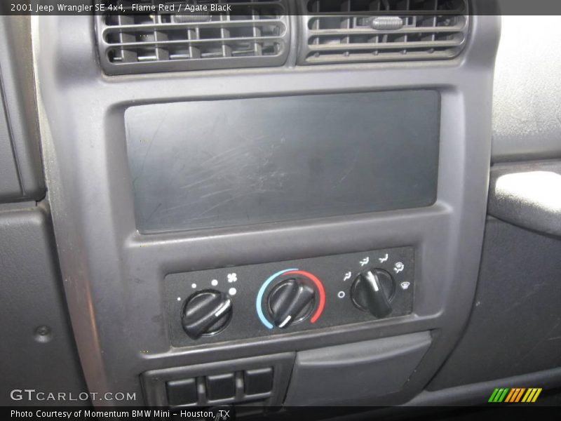 Flame Red / Agate Black 2001 Jeep Wrangler SE 4x4