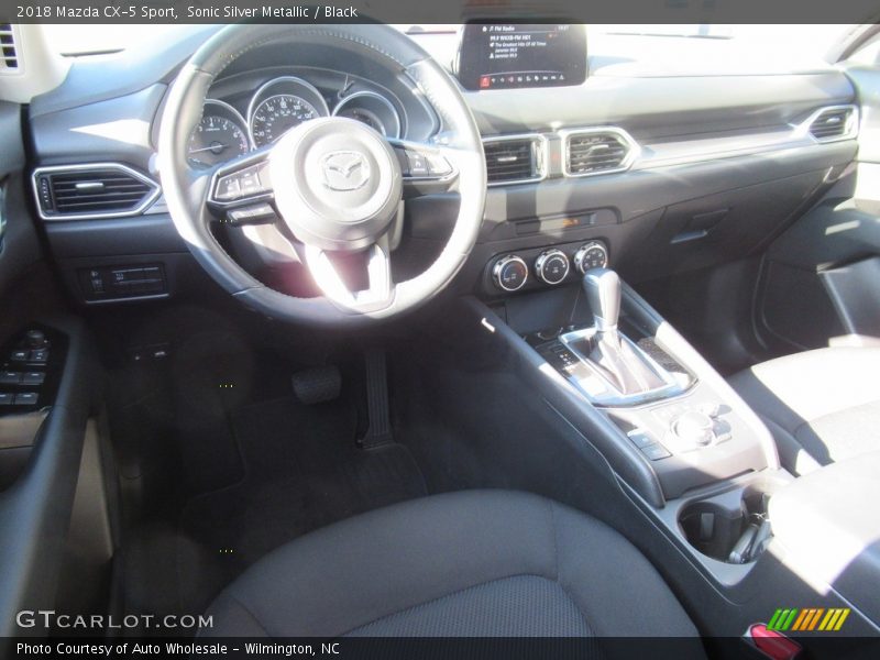 Sonic Silver Metallic / Black 2018 Mazda CX-5 Sport