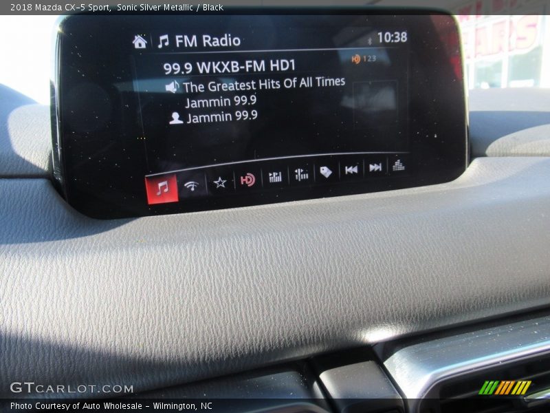 Sonic Silver Metallic / Black 2018 Mazda CX-5 Sport