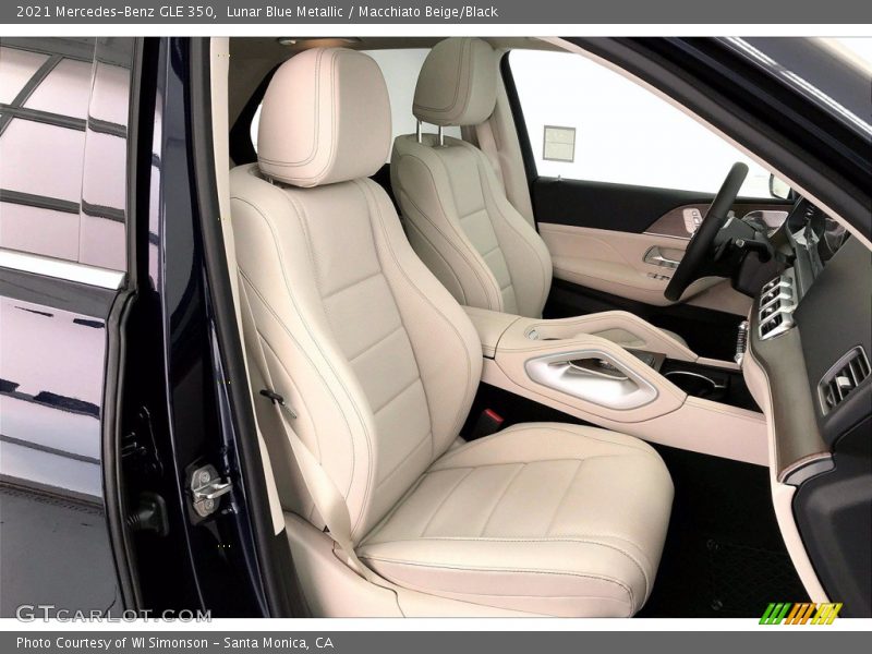 Lunar Blue Metallic / Macchiato Beige/Black 2021 Mercedes-Benz GLE 350