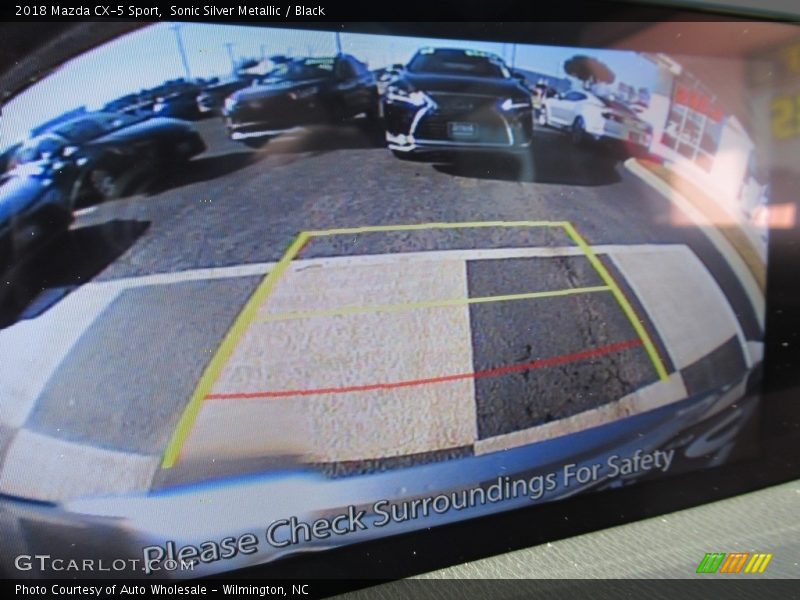 Sonic Silver Metallic / Black 2018 Mazda CX-5 Sport