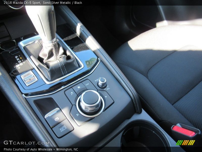 Sonic Silver Metallic / Black 2018 Mazda CX-5 Sport