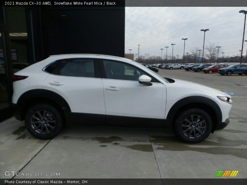Snowflake White Pearl Mica / Black 2021 Mazda CX-30 AWD